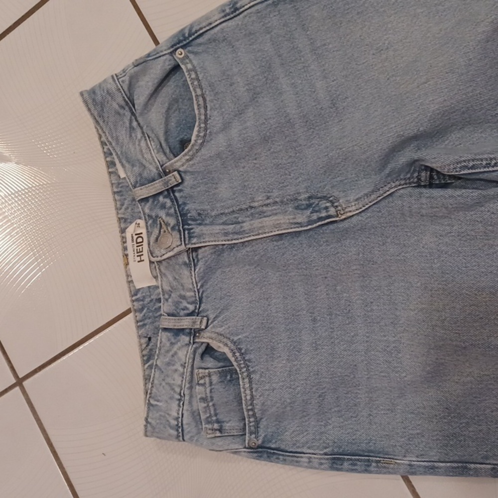 Dynamite Heidi Light Blue Denim Wide Leg Jeans - Size 26 - Picture 2 of 8
